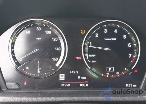 2021 BMW X1 xDrive28I из США, поврежденный, VIN WBXJG9C00M5T62583